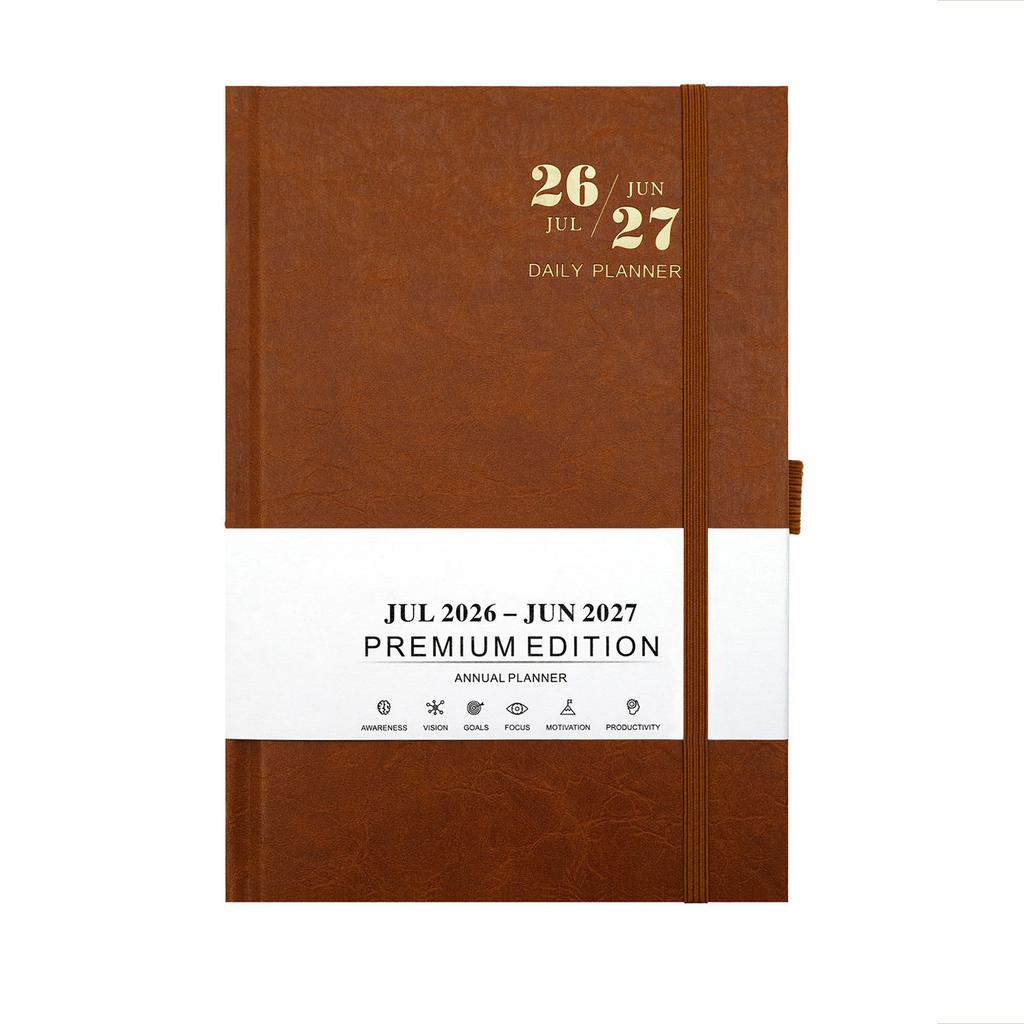 2026-2027 English Schedule Planner, A5 Size, 192 Pages/384 Pages, Daily Planner/calendar/notebook