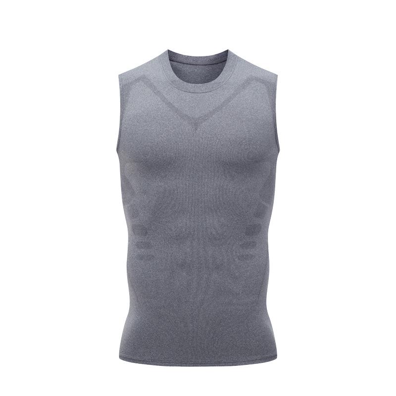 Men's Quick-Dry Sleeveless Three-Piece Fitness Set for Running and Basketball