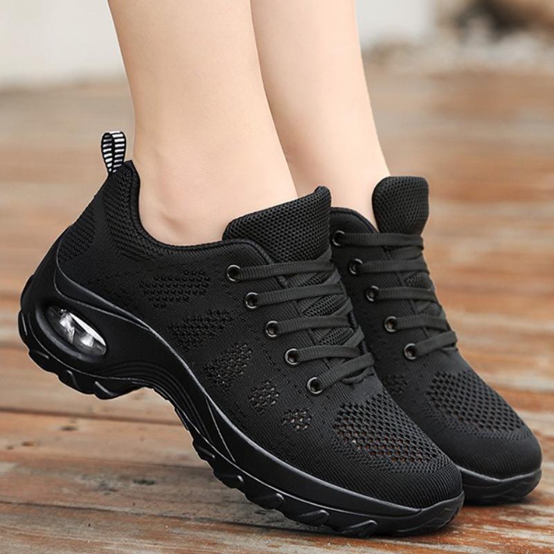 

Модные женские кроссовки с мягкой подошвой для бега, легкие, с воздушной амортизацией, дышащие, простые, удобные, повседневные, для досуга, женская спортивная обувь 41