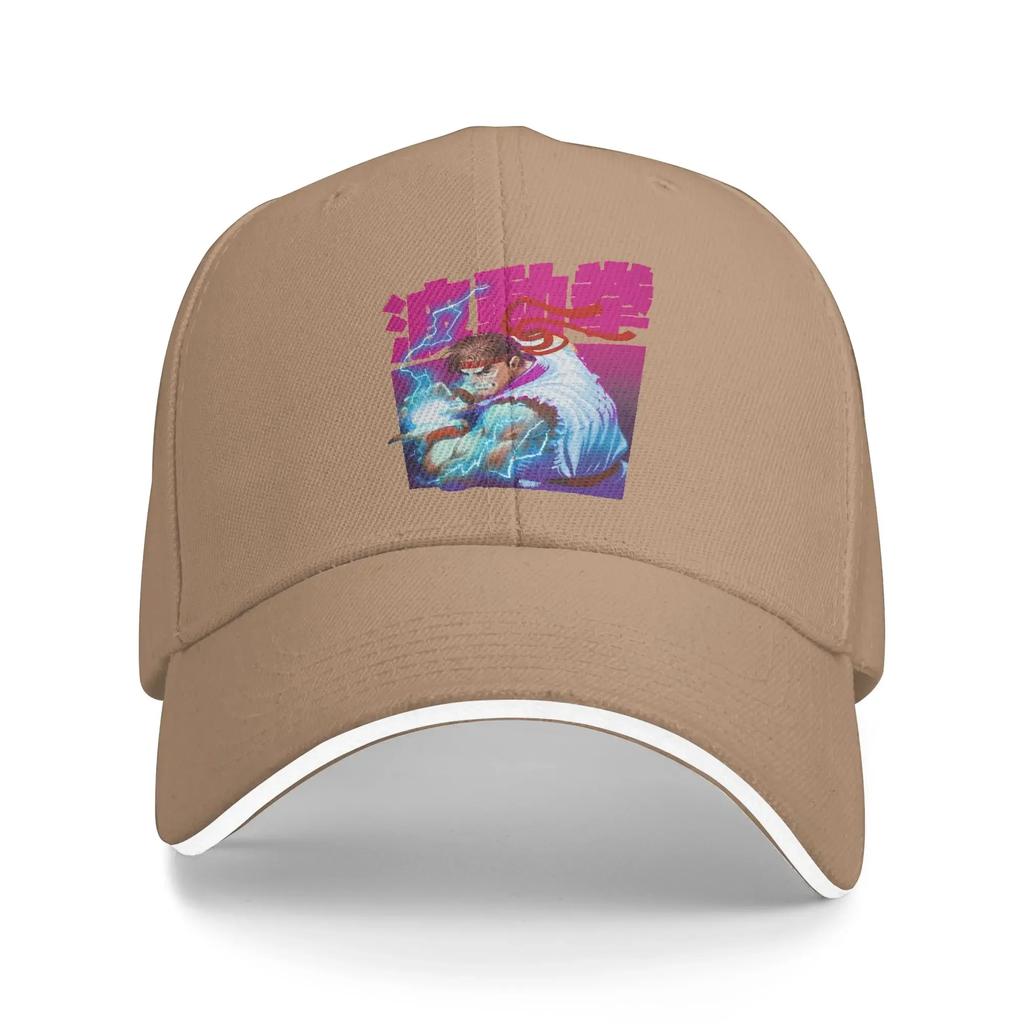 Leisure Streets Fighters RYU Movie Golf Hat Unisex Trucker Hat Outdoor Golf Gift Sun Caps