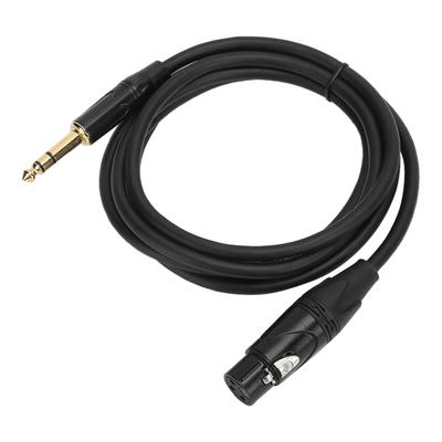 JORINDO XLR Female To 1/4in 6.35mm Jack Balanced Signal Interconnect Cable Microphone Cord