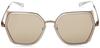 Emporio Armani Sunglasses EA2142D Opaline Gold Brown Lens 56 Pink/Rose Frame/Light
