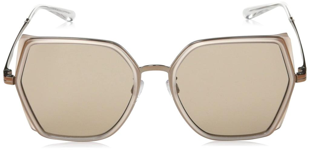 Emporio Armani Sunglasses EA2142D Opaline Gold Brown Lens 56 Pink/Rose Frame/Light