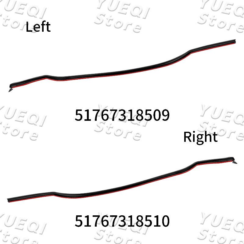 

51767318509 51767318510 Уплотнитель передней задней двери автомобиля левый/правый для BMW X5 X5M F15 2014-2018 Легко использовать Автозапчасти Высокое качество