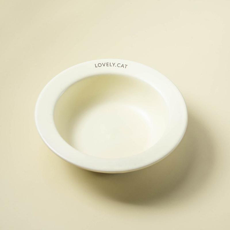Ceramic Pet Cat Bowl Pet Drinking Water Feeding Bowl Ceramics Cat Food Dog Food Utensils Cat Dog Pet Supplies Accessories
