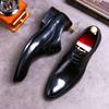 Fashion New Brand Genuine Leather Business Dress Shoes Men Formal Wear Casual British Large Size Leather Shoes Pointed Toe Oxfords