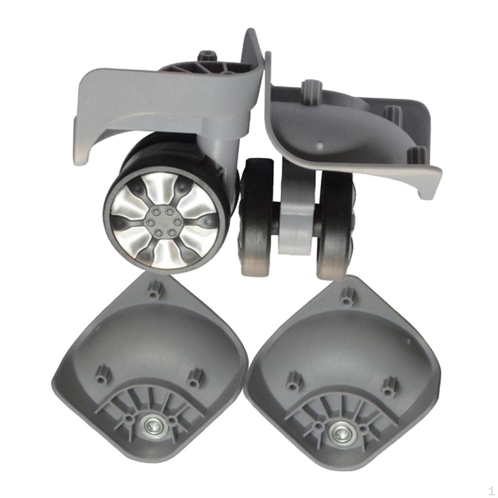 2 Pcs Trolley Case Luggage Wheel Universal Travel Accessories DIY Replacement Wheels