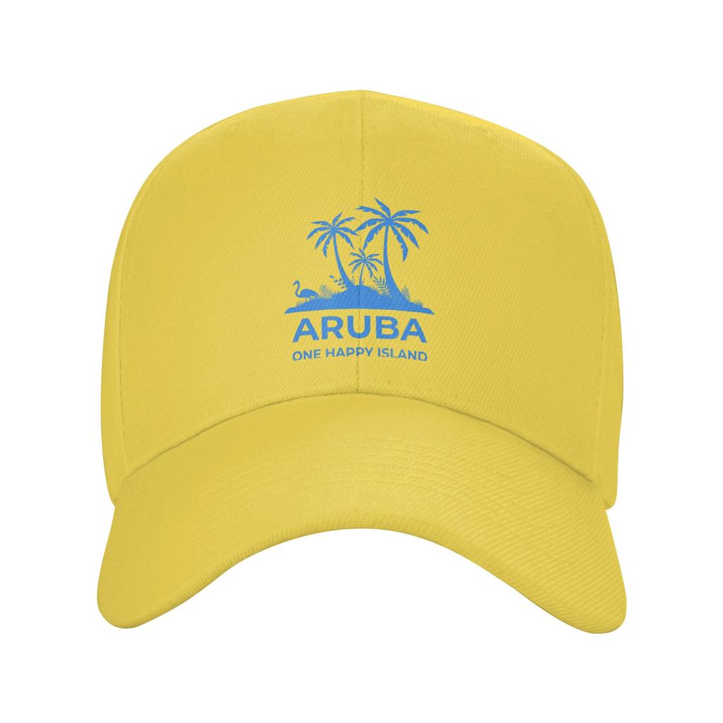 Aruba One Happy Island Souvenir Baseball Cap Hiking Fishing Classic Design Sun Hip Hop Hats FeUnisex Unisex Wholesale Baseball Caps