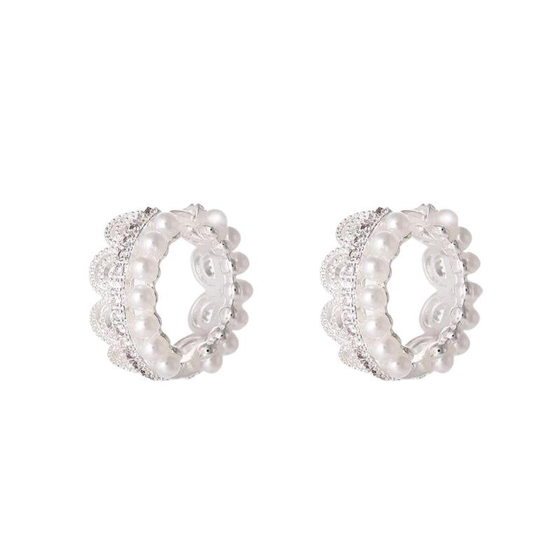 Female Niche Temperament Versatile Fashion Lace Earrings