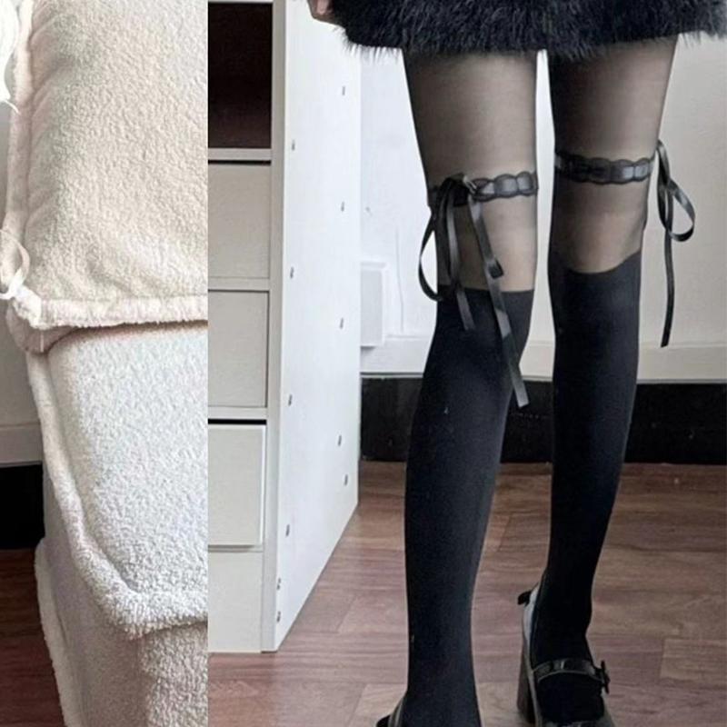 Sexy High Cut Schwarze Fliege Strumpfhose Dünne und Vielseitige Strumpfhose Basissocken Fliege Spitze Schwarz Strümpfe