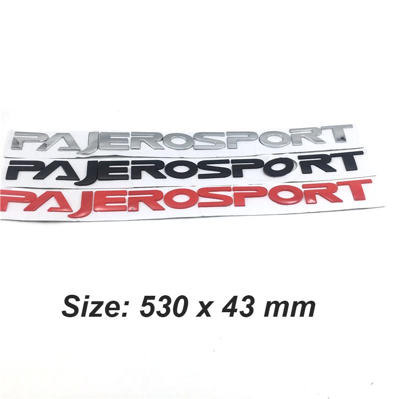 Car Front Hood Logo Emblem Badge Decal Sticker Nameplate For Pajero Montero Sport Suv Pajerosport