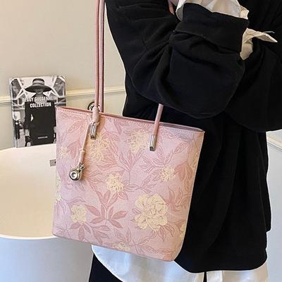 Bolsa tote portátil feminina 2025 primavera e verão nova moda versátil ombro axila