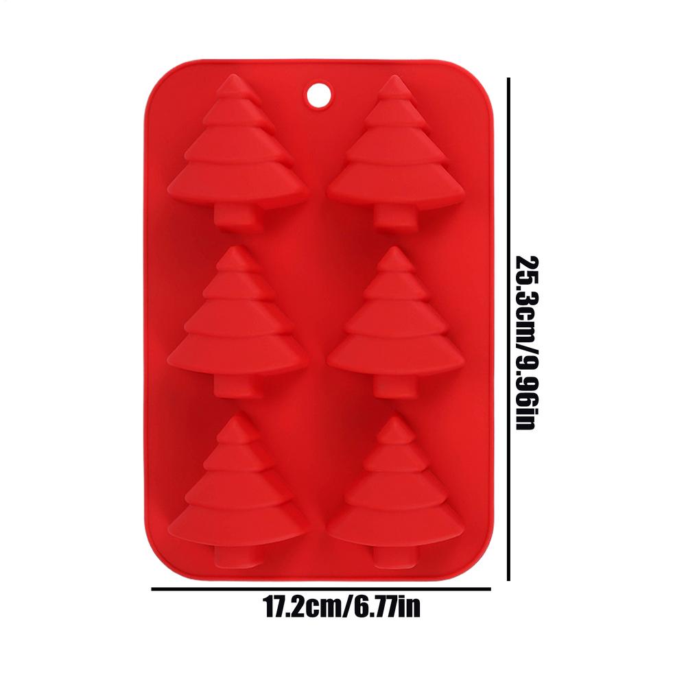 Christmas Silicone Mold Christmas Candy Molds Non Stick Christmas Silicone Cake Baking Mold Reusable Easy Release Tray
