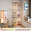Transparent Lego Brick Display Cabinet: Dustproof Acrylic Storage for Figurines