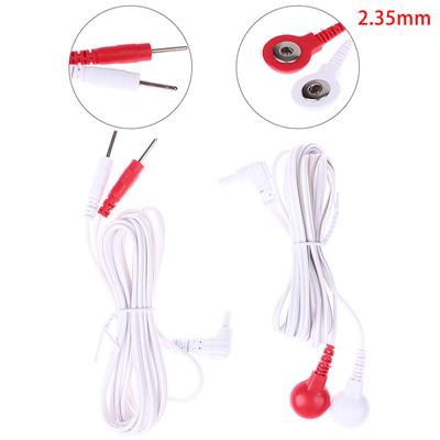 1,5/1,8M 2,35mm Náhradný Jack DC Hlava Elektróda TENS Jednotka Vodiče Konektorové Káble