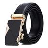 High Quality Men Fashion Automatic Buckle Leather Luxury Belts Male Alloy Buckle Belts for Men Ceinture Homme Cinto