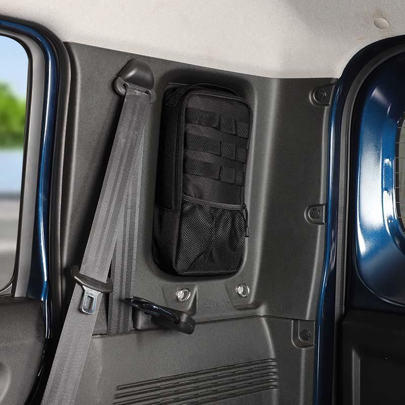 Geantă de depozitare organizatoare lateral pentru lunetă spate, potrivită pentru Suzuki Jimny 2019 în sus, versiunea cu 4 uși, depozitare, ordonare, accesorii auto