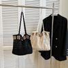 Knitted Openwork Tote Bag  Versatile and Large-capacity Shoulder Bag