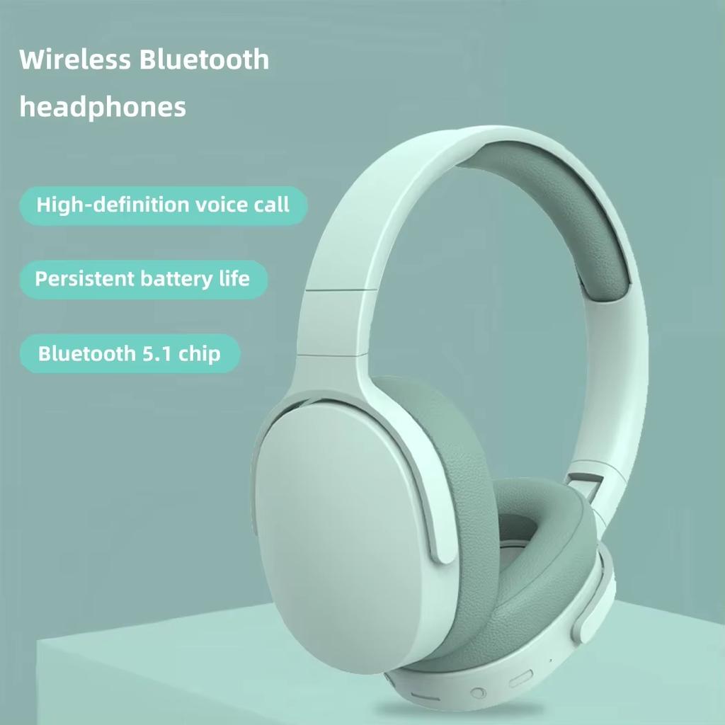 Wireless Headphones BT 5.1 Over Ear HiFi Stereo Headset True Wireless Sports Earphones Noise Cancelling Gaming Headphones