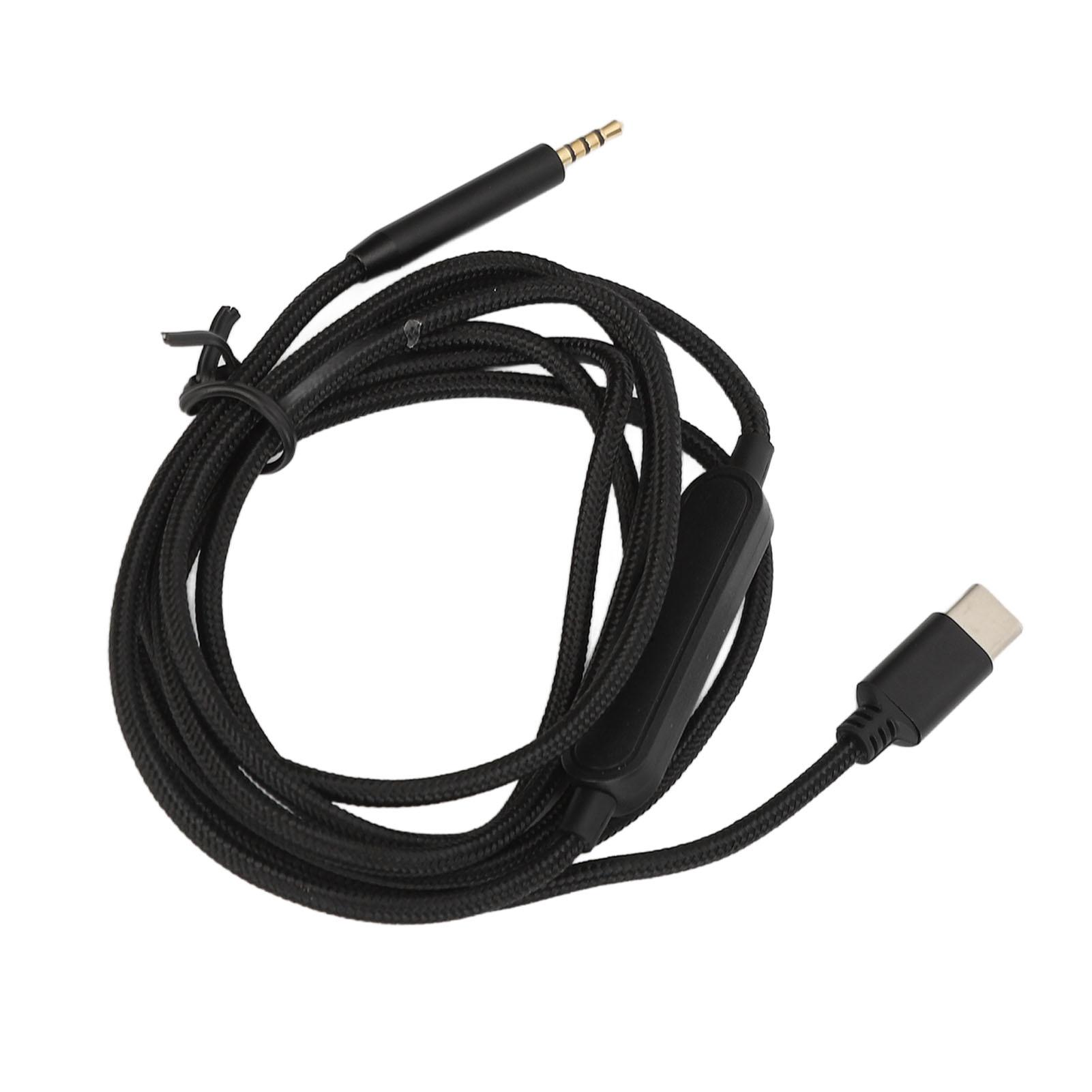 

2.5mm to Type C Cable Lossless Noiseless 2.5mm to USB C Sound Cord for QC25 QC35 QC45 NC700 OE2 AE2 Headphone 4.9ft