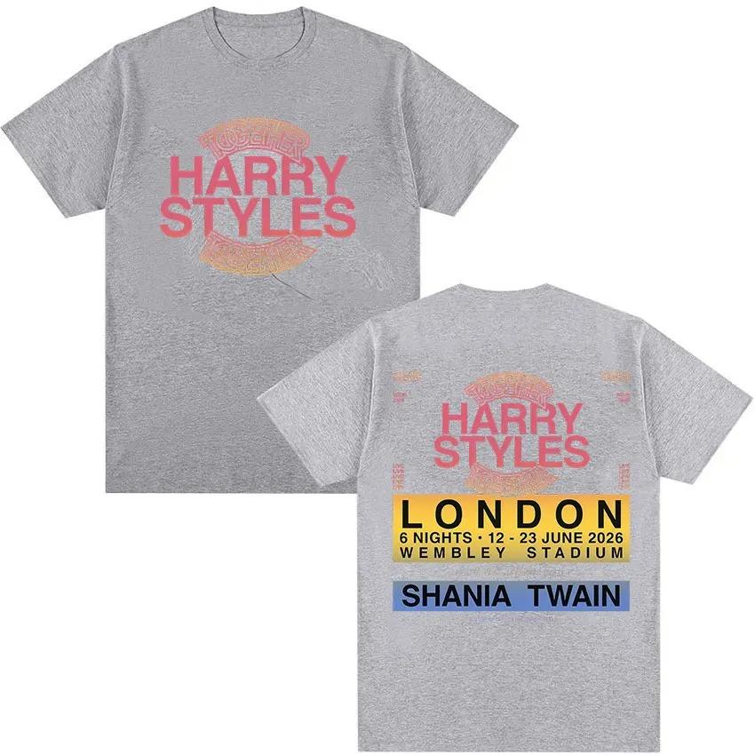 Harry Styles Together 2026 Tour Graphic TShirt Mens Fashion Short Sleeve Tee Unisex High Quality Cotton Fashion TShirt