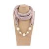 1Pcs Women New Fashion Scarves Collar Pendant Scarf Necklace Necklace For Women Jewelry Boho Jewelry For Women