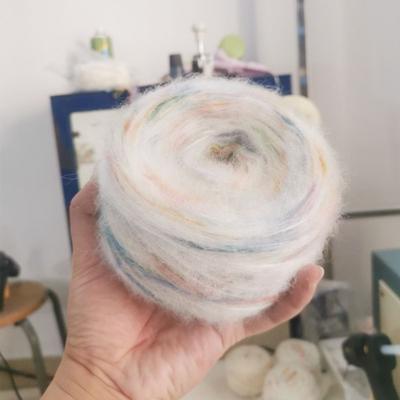 Gradient Color Space Dyed Wool Yarn 50g/roll 150M Colored Wool Yarn Soft DIY Craft Hand-crocheted Yarn Ball