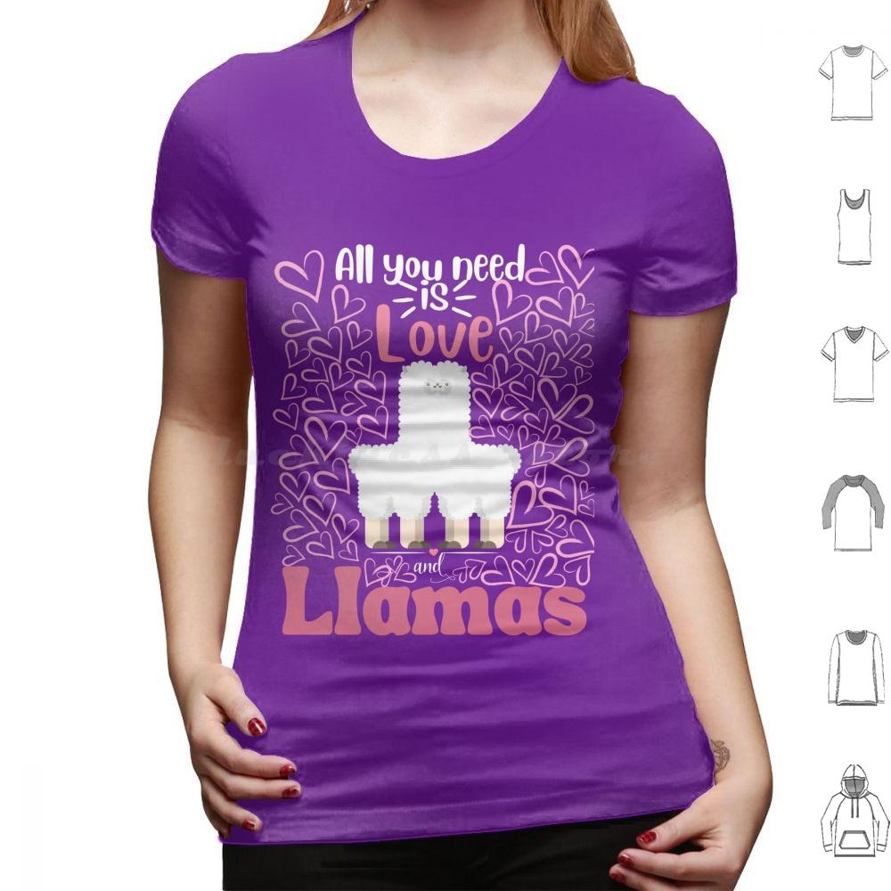 Llama Valentine Puns T Shirt Big Size 100% Cotton Cute Llama Valentine Puns Llama Valentine Puns Love Cool Llama Valentine Puns