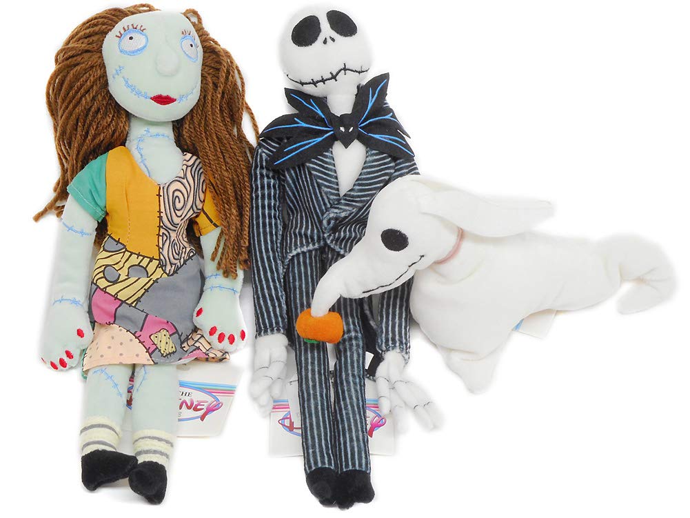 The Nightmare Before Christmas Bean Bag Plush Toy 9 Piece Set 2000 Disney Store Exclusive