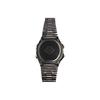 Casio Custom Collection Quartz Movement Stainless Steel Strap Watch Unisex Black Dial A168WA-1W(Watch5--)