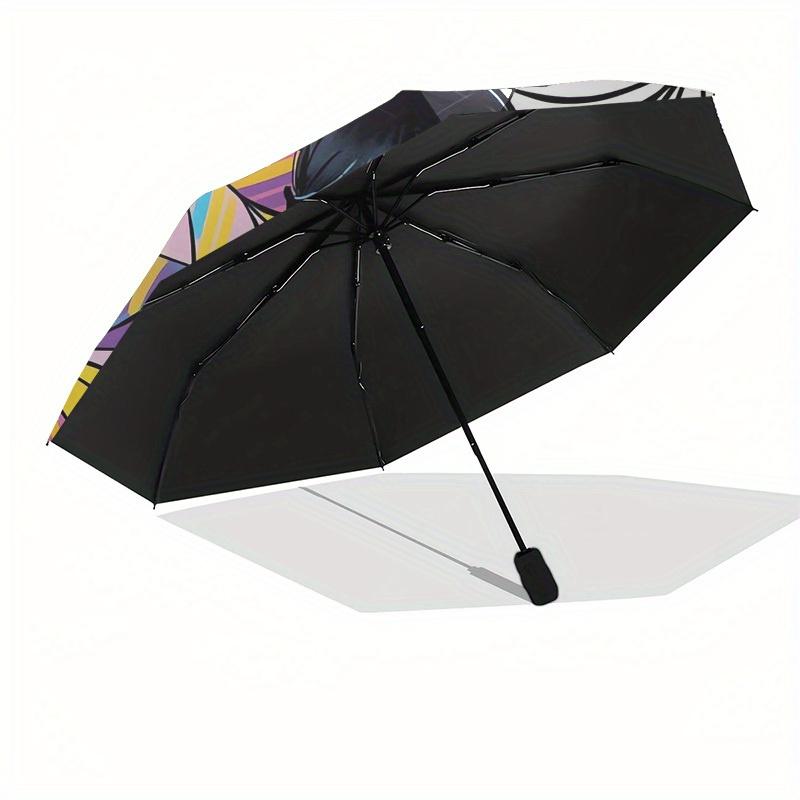 1pc Spider Web Wednesday Themed High-quality Umbrella,Automatic Opening and Closing Umbrella,Multi-functional Umbrella G0811029