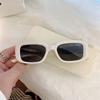 Lunettes de soleil rectangulaires Femmes Hommes Ovales Vintage Marque Designer Carrées Lunettes de soleil Pour Femmes Nuances Lunettes Féminines Anti-éblouissement