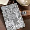 Set de 3 Plăci pentru Stamping Artă pe Unghii cu Instrumente de Stamping și Racletă Șabloane DIY cu Imprimeu Leopard și Embosare Unghii Acasă sau în Salon