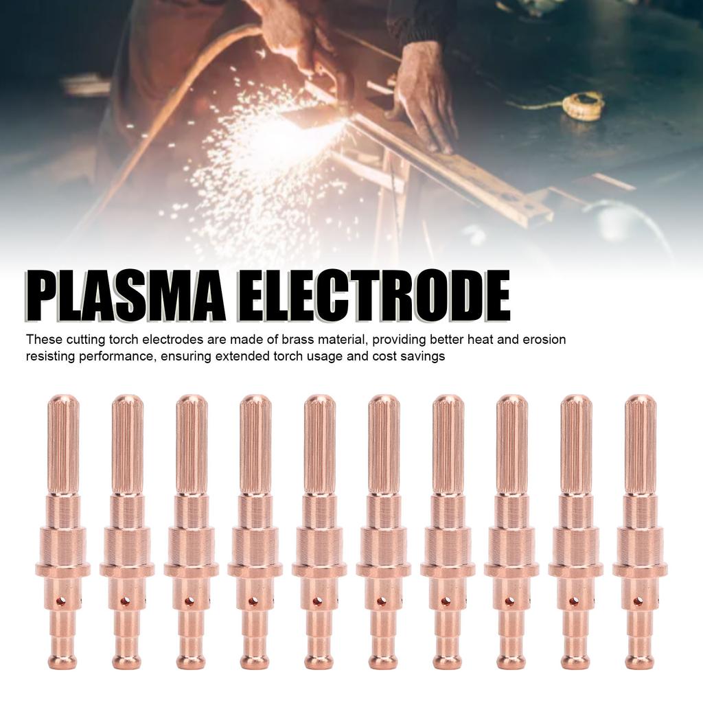 Plasma-elektroden 9-8215 Messing Elektrode Vervanging voor Thermal Dynamics SL60 SL100 Plasmasnijbrander Plasmasteun