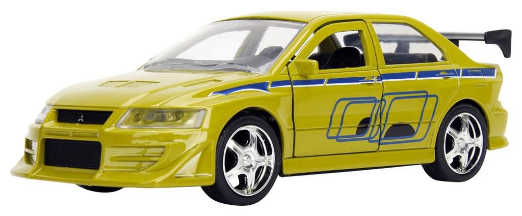 Kyosho Jada Toys Fast & Furious Series 1/32 F&F Mitsubishi Lancer Evo 7 Green (Brian) Finished Model JADA99789