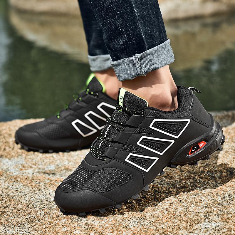 Buy Men Climbing Shoes Cross Country Running Hiking Breathable Solomon