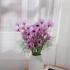 Artificial Flowers 5 Heads Faux Silk Wildflowers with Stems Fake Spring Flower Bouquet for Home Wedding Garden Vase Decor