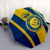 Al Nassr, Football Club Automatic Opening and Closing, 8 rib Structure Portable Umbrella, Suitable for Men and Women in All Seasons  Perfect