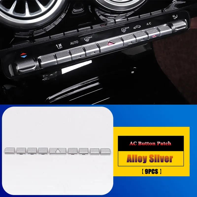 NEU Für Mercedes Benz A B CLA GLB GLA Klasse W177 W247 C118 W118 X247 H247 Auto Zentralsteuerung Klimaanlage Knopf Blende Abdeckung
