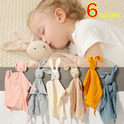 Baby Komfort Handtuch Baumwolle Tröster Decke Weiche Neugeborene Schlafen Puppen Kinder Mode Schlaf Spielzeug Beruhigen Beschwichtigen Handtuch Lätzchen