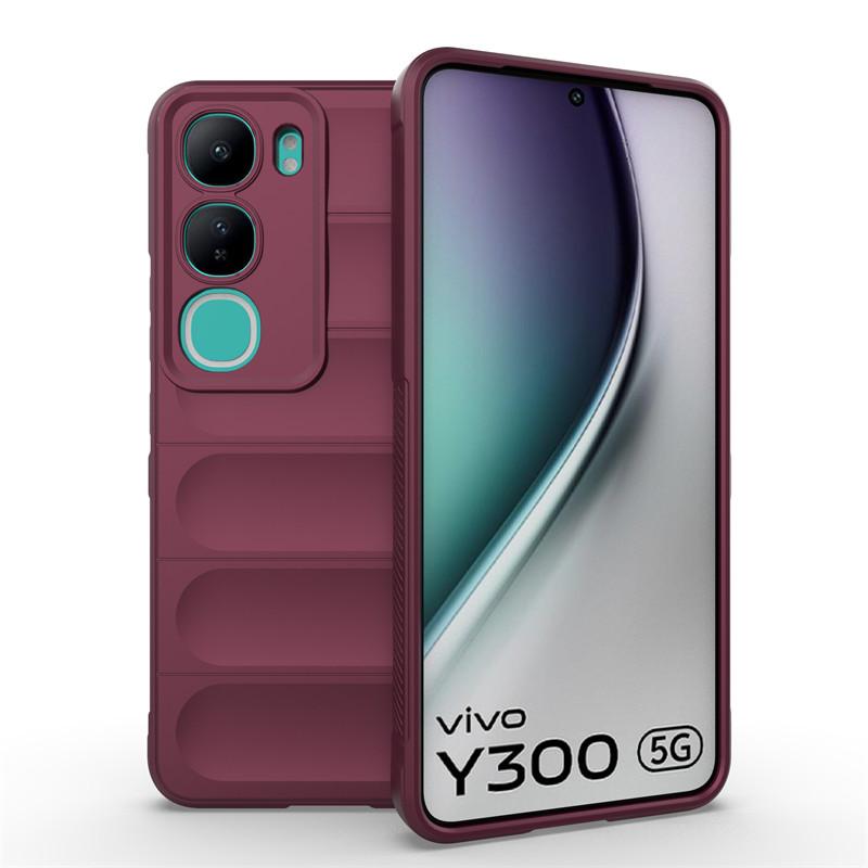 Чехол для Vivo Y300 5G Чехол для Vivo Y300 5G Фунда Ударопрочный Защищающий от отпечатков пальцев Защитный чехол на заднюю панель телефона из ТПУ для Vivo Y300 5G For Vivo Y300 5G
