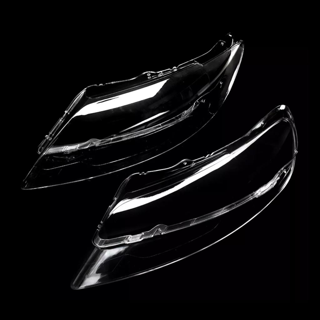 2PCS Front Headlight Glass Clear Cover 4L0941029 4L0941030 For Q7 2006-2015