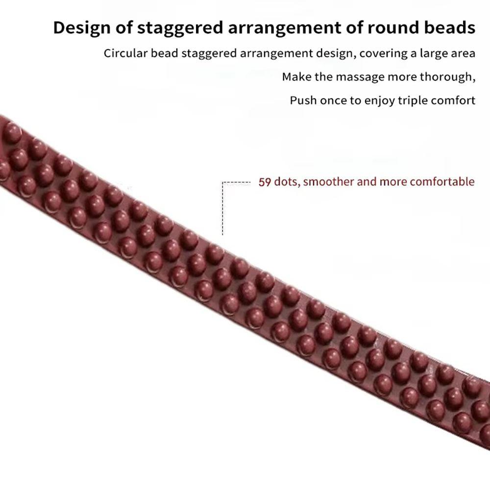 1Pcs 53cm Back Massage Stick Plastic Tendon Scraping Tool  for Muscle Relaxation and Daily Body Care