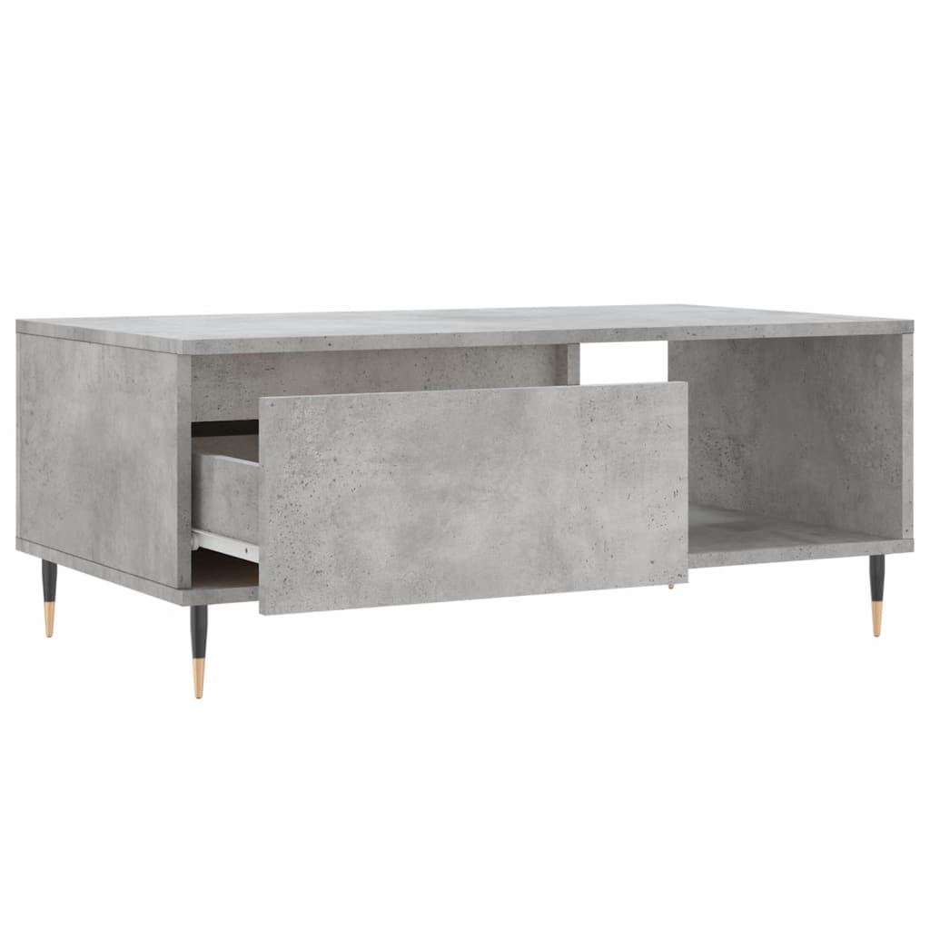  Coffee Table, Concrete Grey, 90x50x36.5 Cm