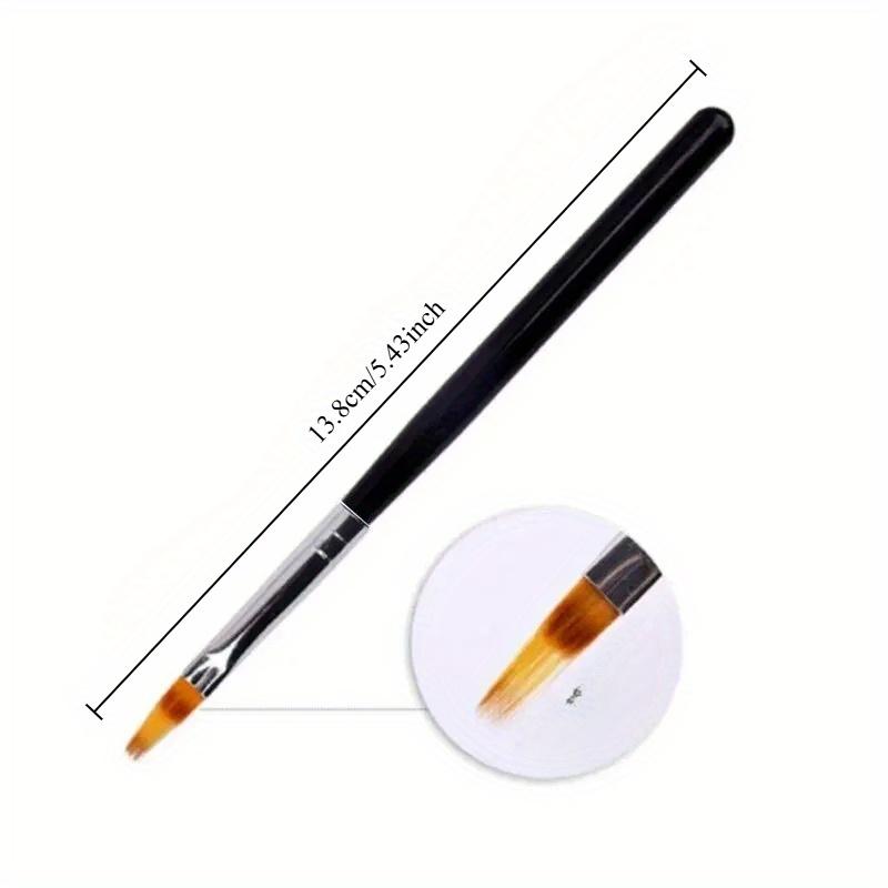 1pc Nail Tools Nail Brush Serrated Powder Bar Black Bar Nail Pen Nail Pen Gradient Pen Nail Brush