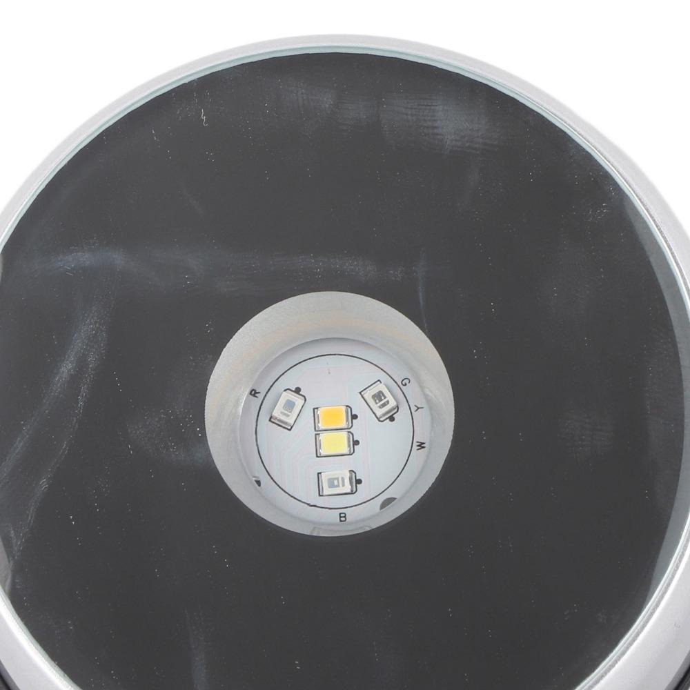 Colorful Light Rotating Display Stand Rotary Stand Crystal Display Base For Jewelry