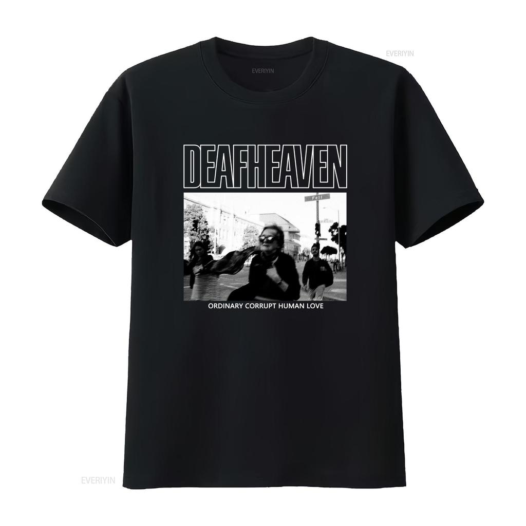 New Hot Deafheaven Band Black T Shirt For Fan Size S To 4XL Ordinary Corrupt Human Love Print Fashion Streetwear Vintage