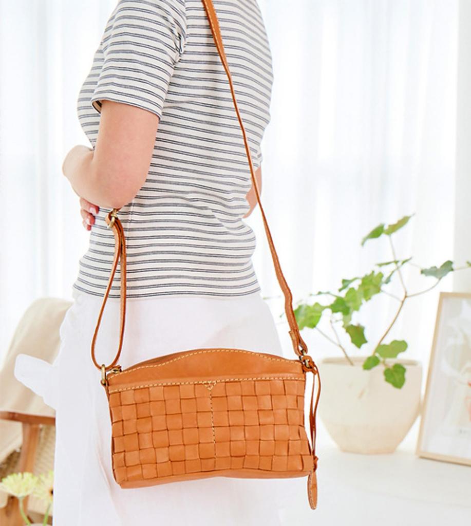 ZUCCHERO Women's Mini Shoulder Bag, Crossbody, Genuine Leather, Lightweight, Brand Name, Gift, 40085