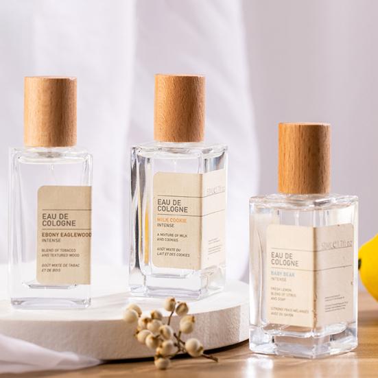 50ML Perfumy Damskie Naturalne Kwiatowe Owocowe Drzewne Bursztynowe Cukierkowe Długotrwały Zapach Kojący Aromat Szyja Nadgarstek Włosy Ciało Perfumy w Płynie Spray