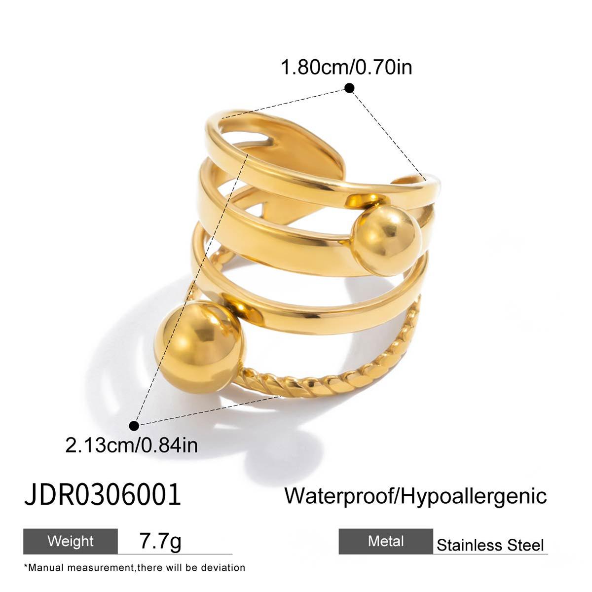 European and American zircon ring titanium steel does not fade jewelry ring explosion ring No. 7